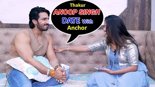 Villain Thakur Anoop Singh DATE With A Anchor | Thakur Anoop Singh Telugu Interview | Telugu World video