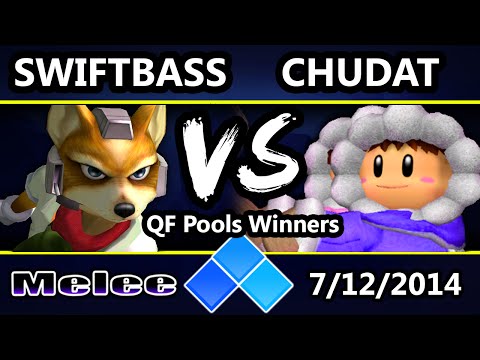 EVO 2014 - Swiftbass (Fox) Vs. MOR | Chudat (Ice Climbers) SSBM Winners Bracket - Melee