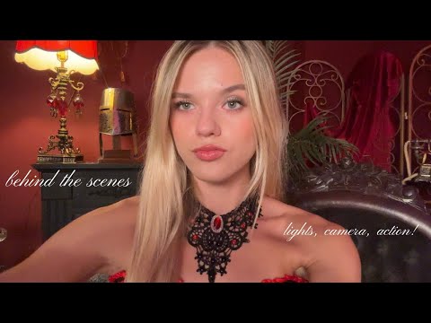 behind the scenes of filming 10 asmr videos!! 🎬 (prop hauls, renting studios, etc)