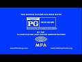 Universal MPAA Rated PG Screen 2019