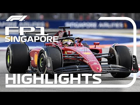 F1第17戦シンガポール FP1ハイライト動画