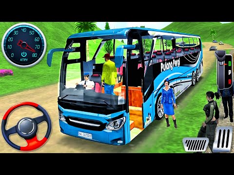 Real Coach Bus Driving 3D -  Uphill Bus Drive Simulator  2025 - Android GamePlay