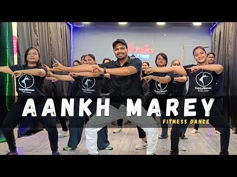 Aankh Marey | Dance | Fitness Dance | Bollywood Dance Workout | Zumba | for weight loss Happymoves