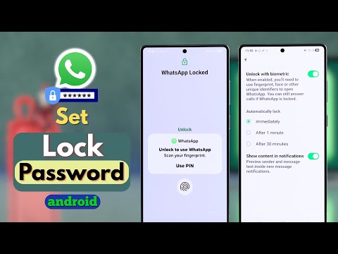 How to Lock WhatsApp with Face ID/ Fingerprint on Android!