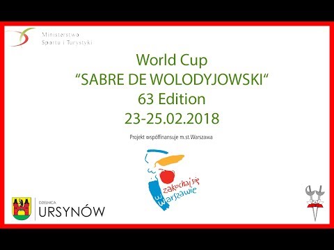 2018 Men's Sabre World Cup Warsaw T64 - T16 - Piste Red