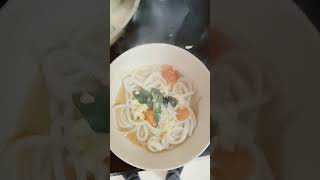 【節約術】今日の昼メシはうどんです。