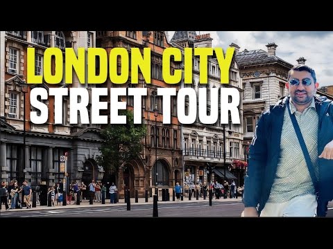England, London City Street Tour 2024 | 4K HDR Virtual Walking Tour | Top 10 Things to do in London