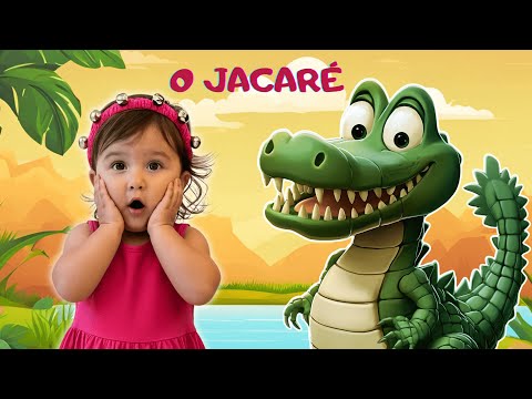 O Jacaré Foi Passear Lá na Lagoa - Música Infantil por Nica Popó