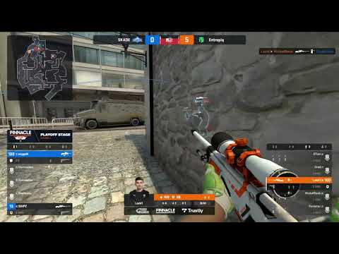 Lack1 1v3 AWP Clutch  - SKADE Vs Entropiq  - Pinnacle Cup II  - csgo