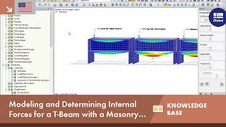 KB 001598 | Modeling and Determining Internal Forces for a T-Beam with a Masonry Wall Above