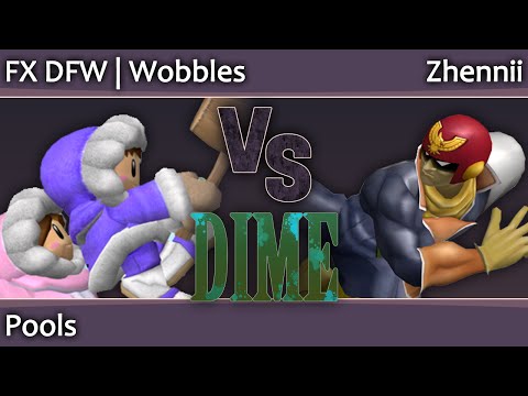 DIME 12 Melee - FX DFW Wobbles (ICs) vs Zhennii (Falcon) - Pools