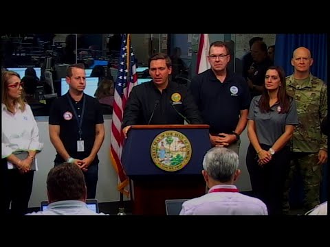 Gov. Ron DeSantis gives update on Hurricane Dorian preparations in Florida