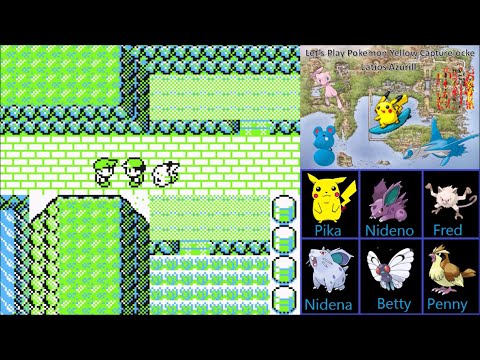 Let's Play Pokemon Yellow Capturelocke:  Part 3 - Training Before The First Gym