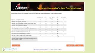 How to Participate in the Neighborfeedback.applebees.com Web Survey