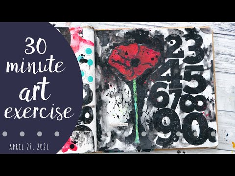 30 Minute Art Exercise - look around for light  - 4.27.21