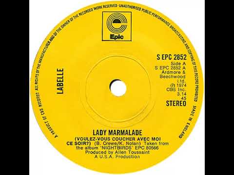 UK New Entry 1975 (63) Labelle - Lady Marmalade (Voulez Vous Coucher Avec Moi Ce Soir)