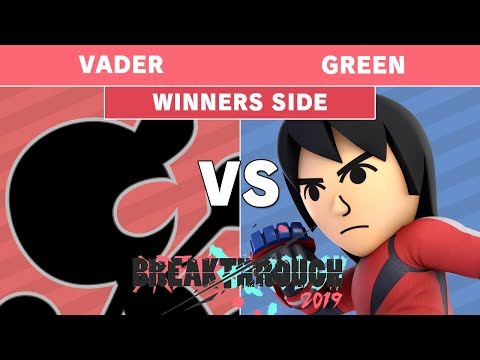 BreakThrough 2019 - Vader (G&W) Vs Green (Mii Fighter) Pools - Smash Ultimate
