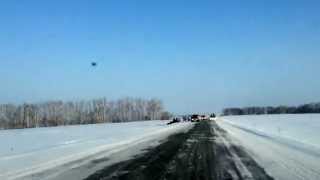 preview picture of video 'Авария на трассе в сторону базы Тягун, Алтай'