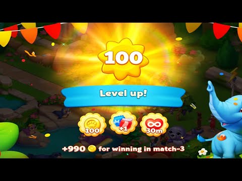 Wildscapes Movie level 97-100 HD walkthrough | Reindeer, Icelandic Horses | Android Gameplay | Ios