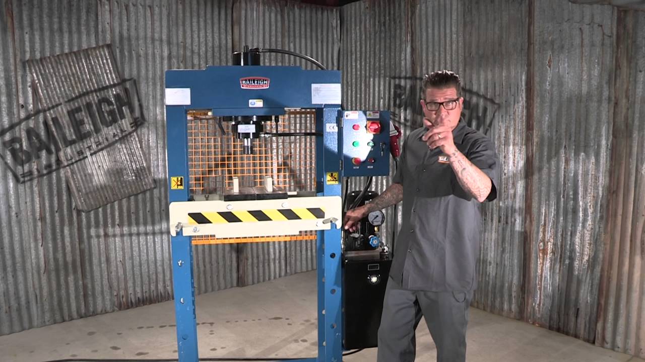 Baileigh Industrial HSP-30M Hydraulic H-Frame Shop Press