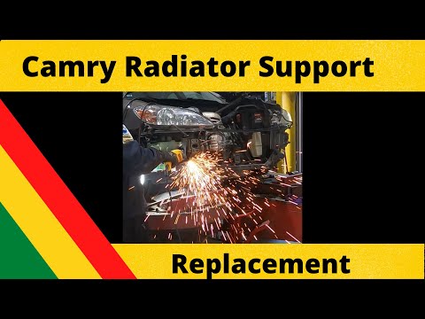 Camry Radiator Support Replacement. Helping out a friend