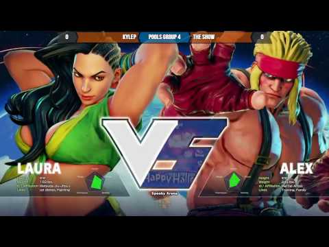 Street Fighter V @Seattle Slugfest - KyleP (Laura) VS The Show (Alex)