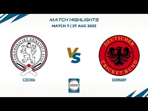 Match 7 - CZE vs GER | Highlights | ECI Germany, Dresden | 27 Aug 2023 | ECI23.121