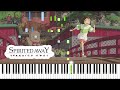 Reprise - Spirited Away Piano Cover | Sheet Music [4K]