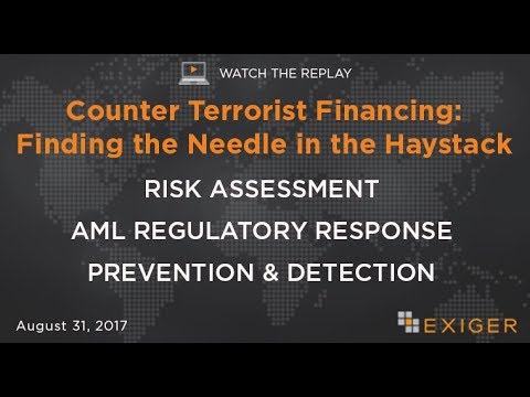 Counter Terrorist Financing: Finding the Needle in the Haystack