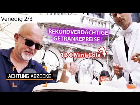 3 Getränke: 56€  🤑 Der ganz normale WAHNSINN in Venedig | Achtung Abzocke | Kabel Eins