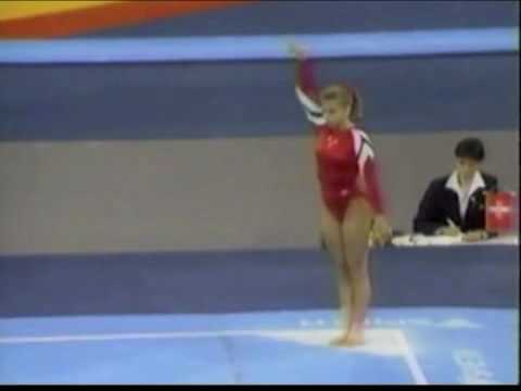 Brandy Johnson - 1989 World Championships Team Optionals - Floor Exercise