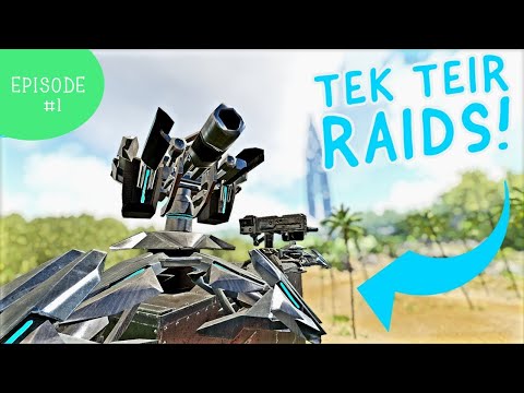 Solo Raiding A Tek Base - Solo Small Tribes - Day 1