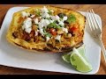 Southwestern Stuffed Spaghetti Squash With Black Beans