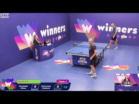 WINners CUP table 2  15.10 Ganzhala Viktor -  Kolomiets Vladimir 11:15