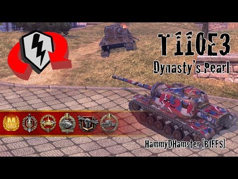 World of Tanks Blitz Replays - T110E3 at Dynasty's Pearl w/ HammyDHamster [BIFFS]