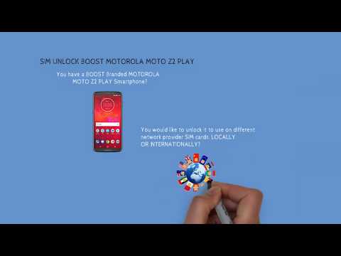 SIM Unlock BOOST MOTOROLA MOTO Z2 PLAY XT1710 For all networks