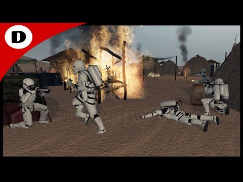 FIRST ORDER JAKKU VILLAGE RAID - Men of War: Star Wars Mod
