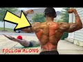 5 MINUTE BODYWEIGHT BACK WORKOUT + STRETCH - FOLLOW ALONG