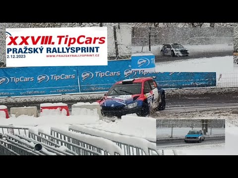 Tipcars Pražský Rallysprint 2023 - SHOW | ACTION | CRASH | SNOW | DRIFTS