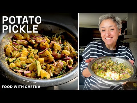 POTATO PICKLE - delicious Nepalese style potato dish!