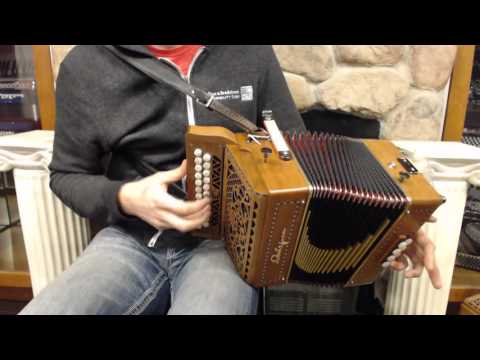 CASTDINIIIBCCW - Cherry Castagnari Dinn III Button Accordion BC LMM 23 8 $3499