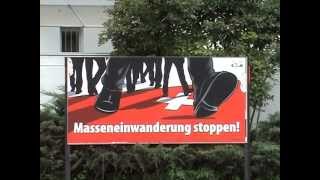 Swiss Nazi Posters In  Latest Racist 2011 Nazi Campaign In Switzerland
