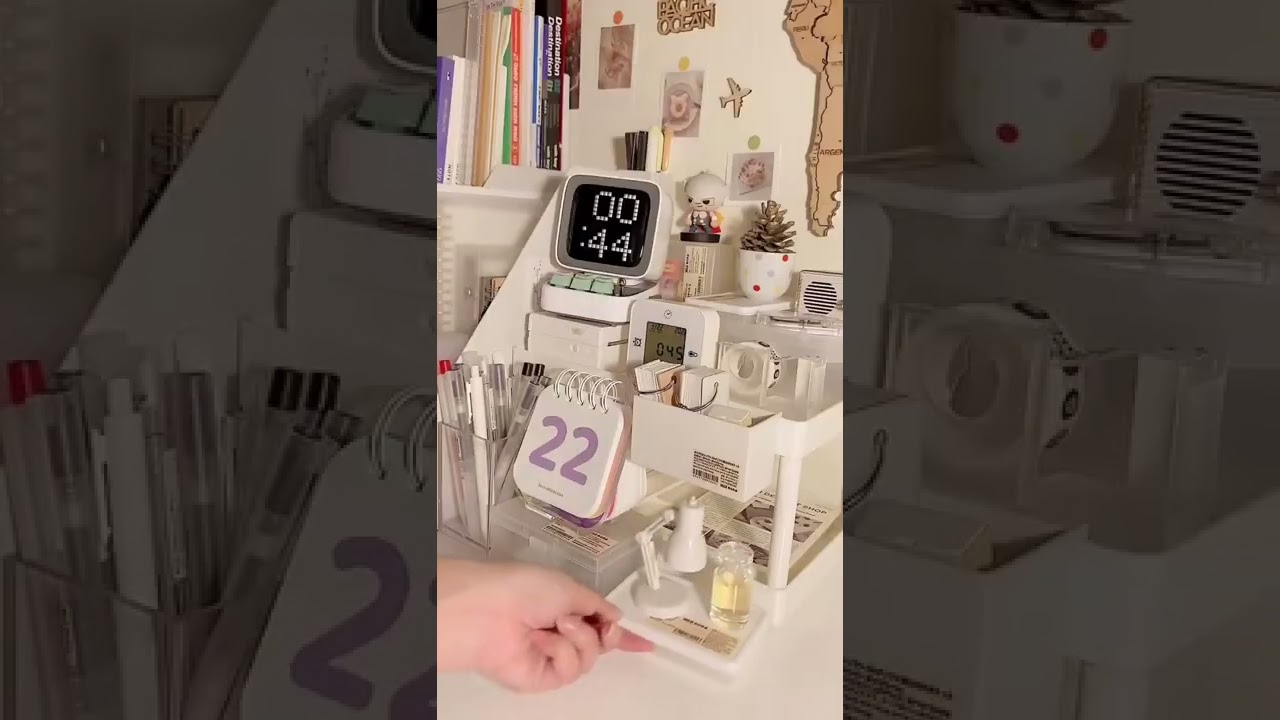 MY AESTHETIC STUDY DESK | AESTHETIC VLOG #aesthetic #shorts #dailyvlog #study #roomdecor #decoration
