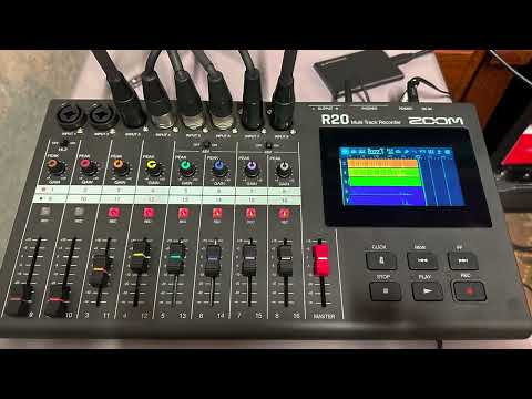 The Zoom R20 for recording drums