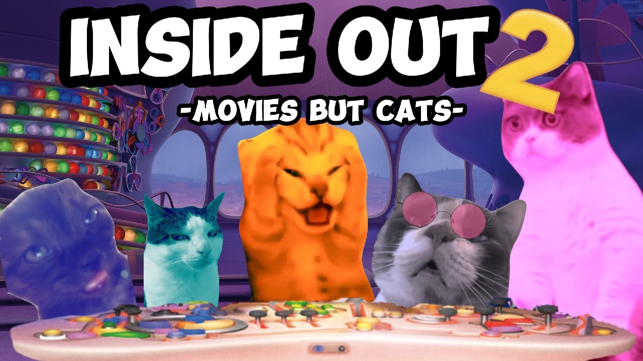 CAT MEME MOVIES: INSIDE OUT 2 BUT CATS