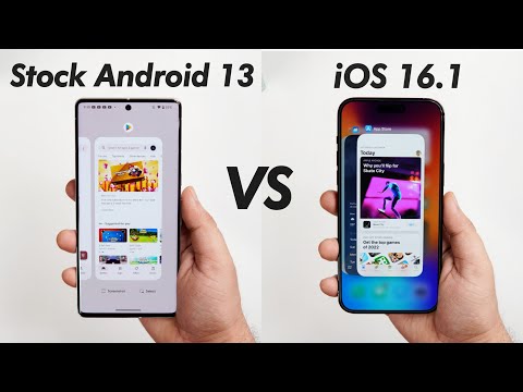Stock Android 13 vs iOS 16.1 Animations Comparison - You'll Be SHOCKED!