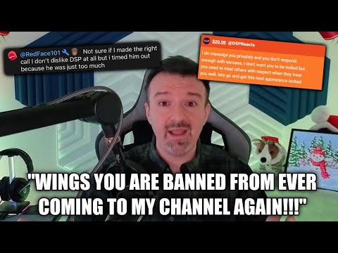 DSP Bans Wings for Life After Getting Humiliated for Donating on His Channel & Fight Wings Mod