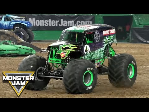Grave Digger | Adam Anderson winning Freestyle | Monster Jam Houston 2019 | Monster Jam