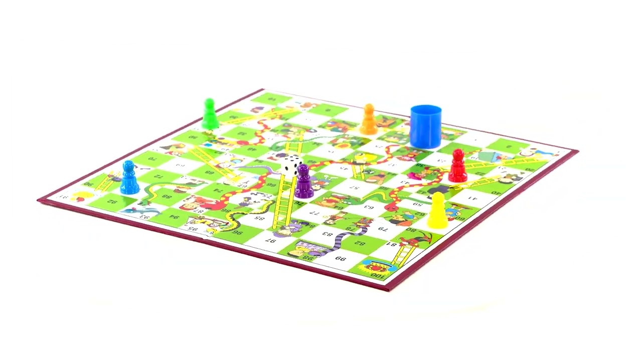 Snakes and Ladders Traditional Board Game