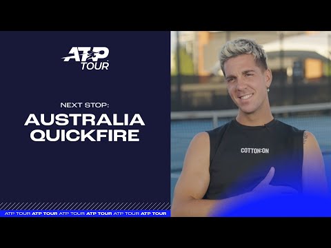 Теннис Next Stop: Australia Quickfire — You won't believe which animals the players want to be chased by